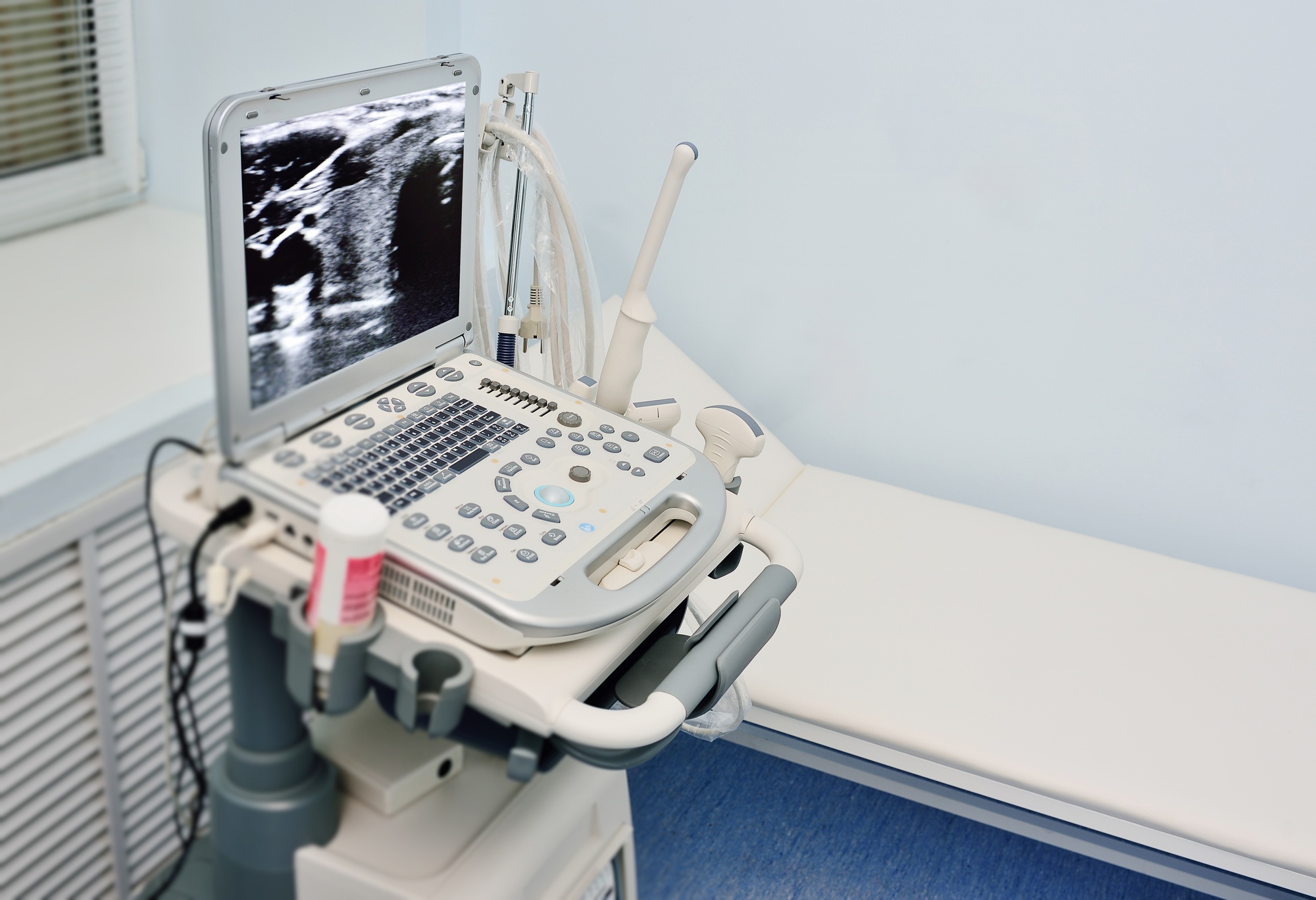 ultrasound machine in a modern clinic